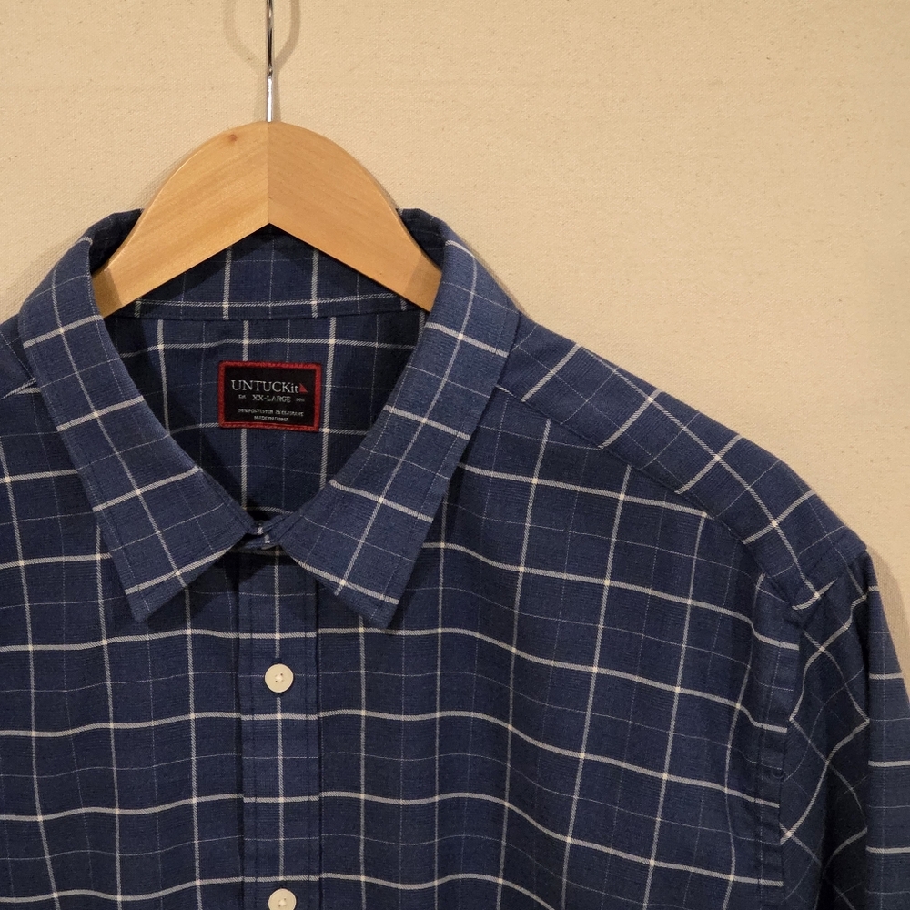 UNTUCKit Performance Flannel Button Down XXL - image 1